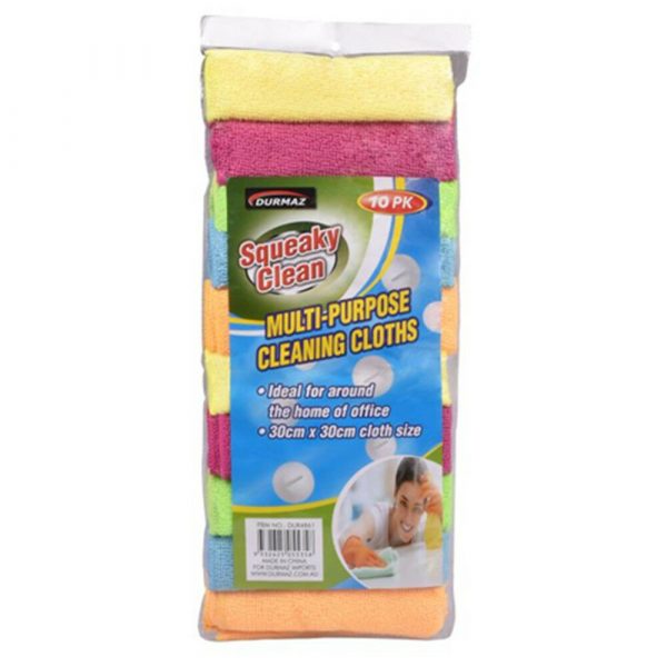 Multi-purpose Cleaning Cloths - 10 Pack