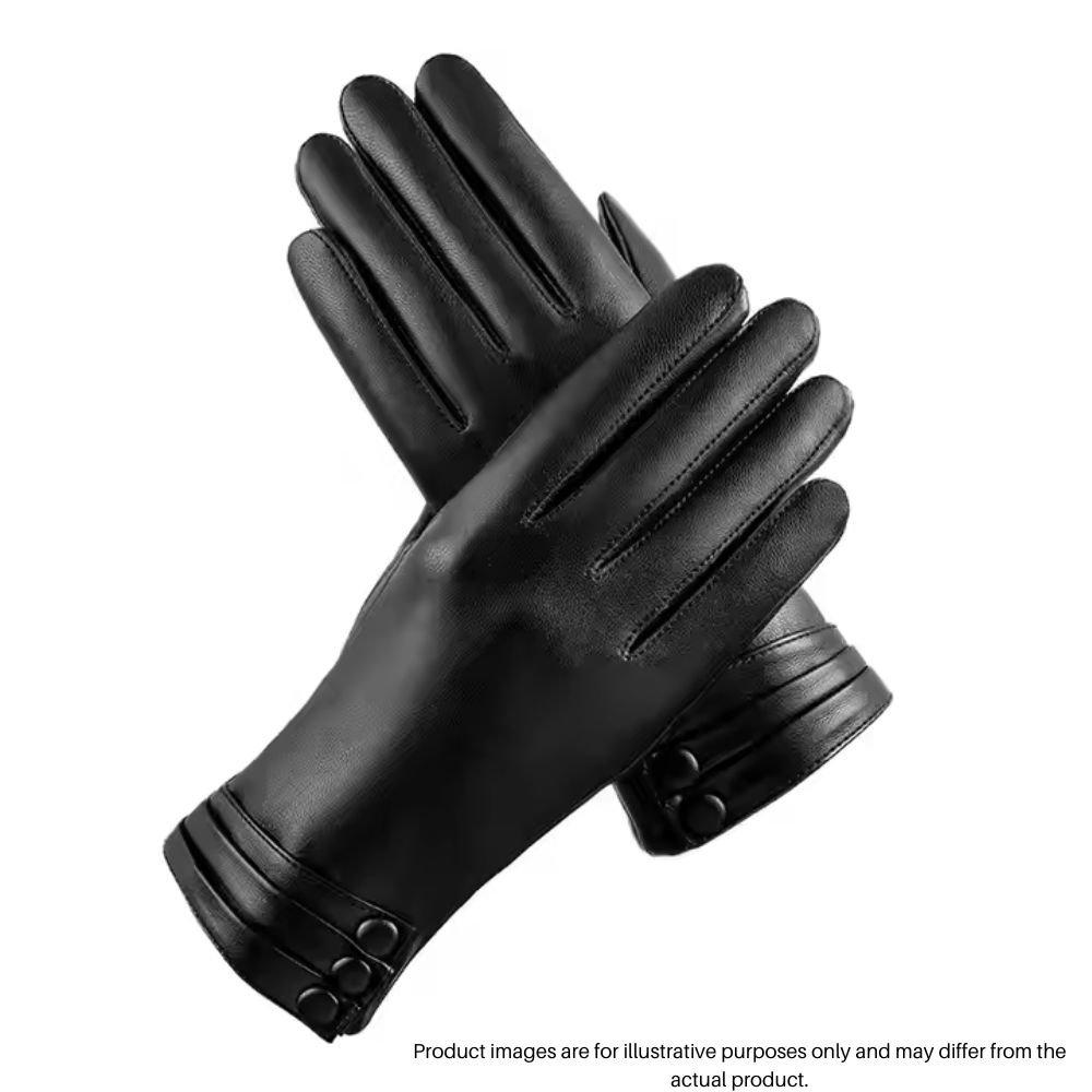 Womens Touch Leather Gloves