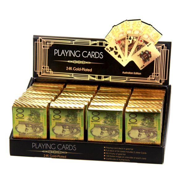 24K Gold Plated Premium Playing Cards