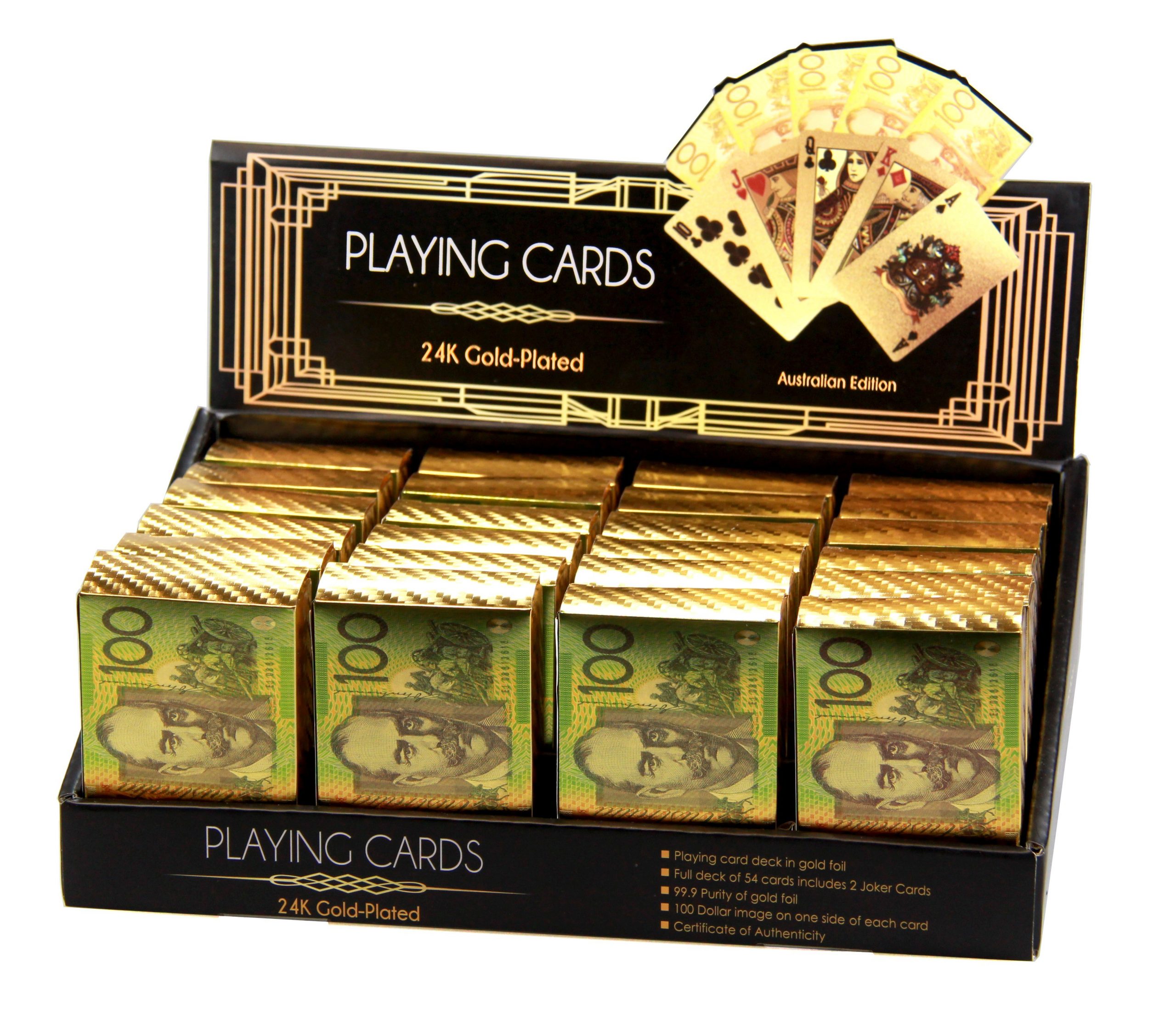 24K Gold Plated Premium Playing Cards