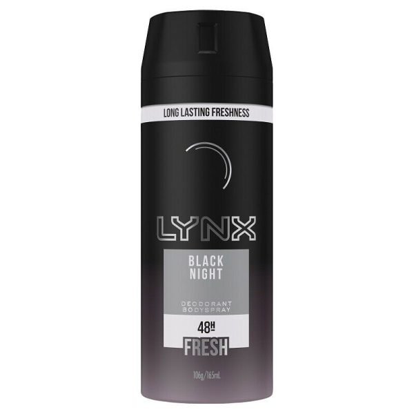 Lynx Black Night - Body Spray - 106g/165ml