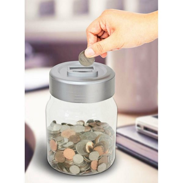 Digital Coin Counting Money Jar