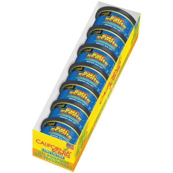 California Scents Can - Newport New Car - 7 Pack