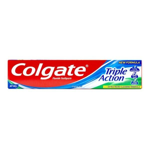 Colgate Toothpaste - Triple Action - Original Mint - 160g