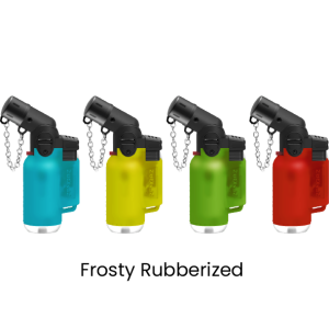 Zengaz Angle Jet Lighter - Frosty Rubberized