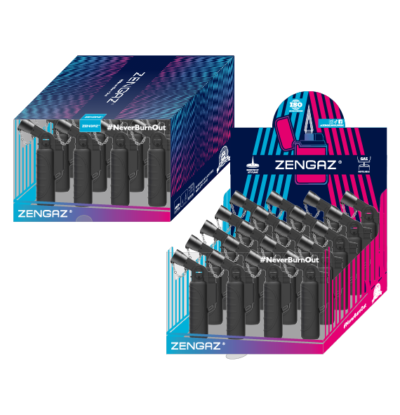 Zengaz Angle Jet Plus Lighter - Frosty - Image 4