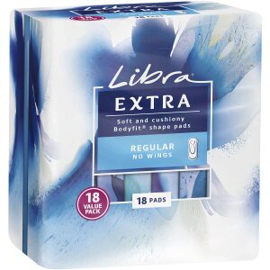 Libra Regular Pads Purse Pack - 18 Pack