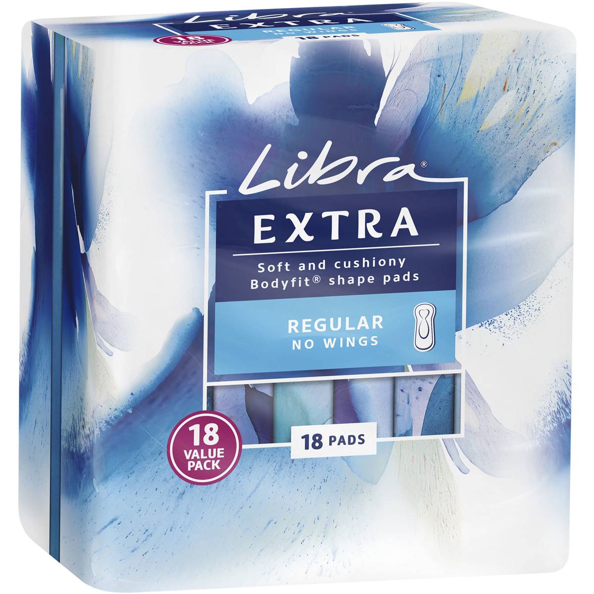 Libra Regular Pads Purse Pack - 18 Pack