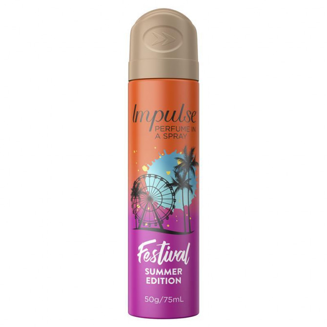 Impulse Body Spray - Festival - Limited Edition - 50g/75ml