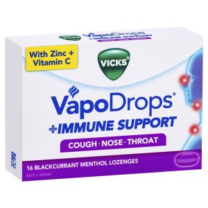 Vicks VapoDrops + Immune Support - 16 Lozenges