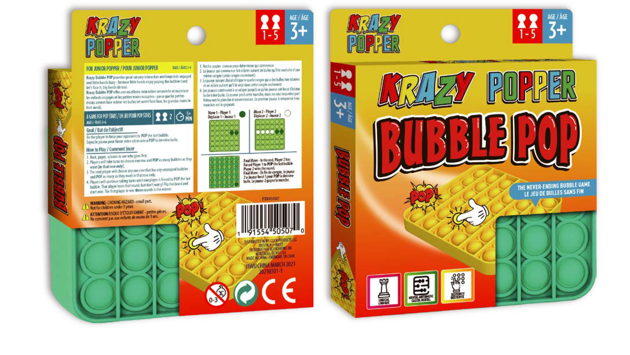 Krazy Bubble Pop - Shapes - CDU - Image 4