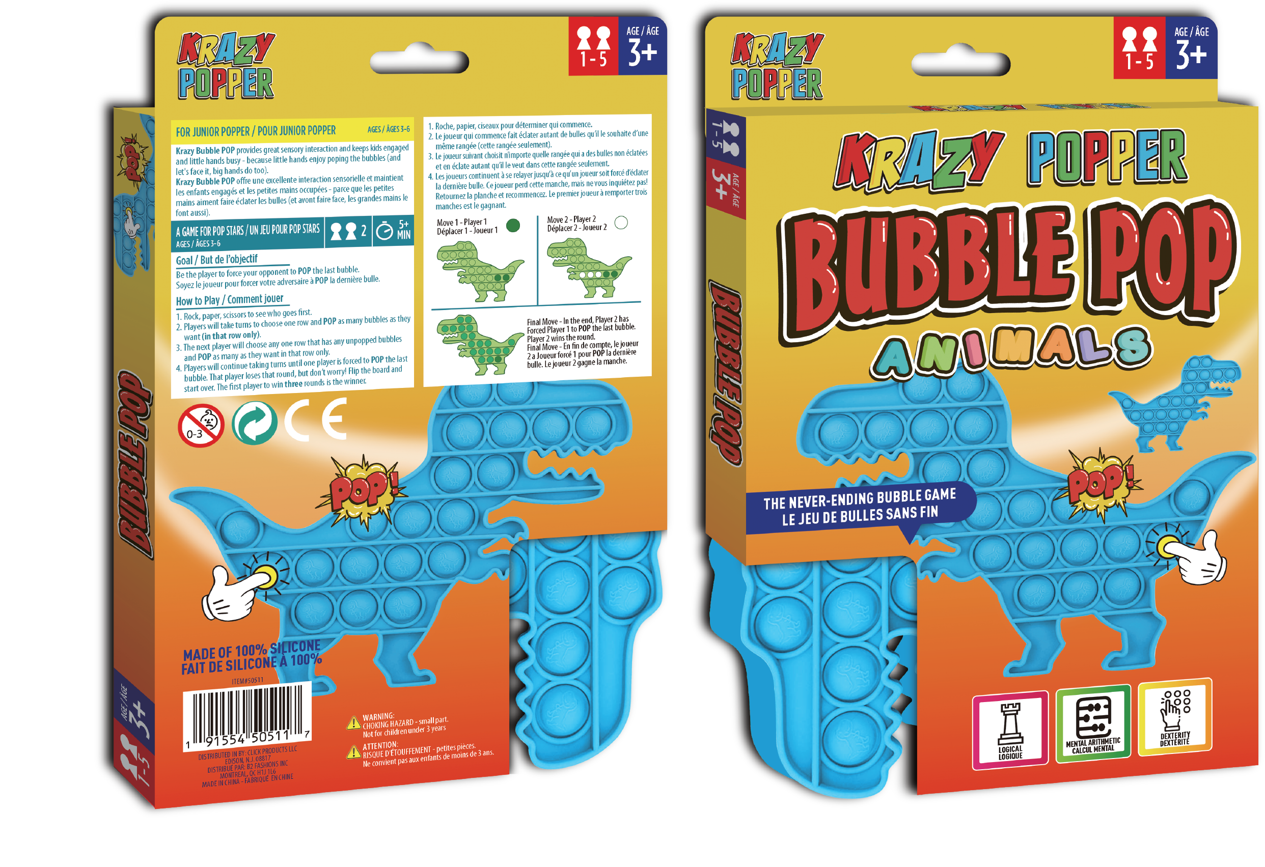 Krazy Bubble Pop - Animals - CDU - Image 2