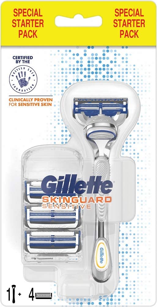 Gillette SkinGuard Sensitive Power Handle Razor