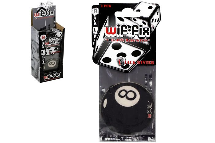 Wif-Fix Air Freshener - Black Label - 8 Ball