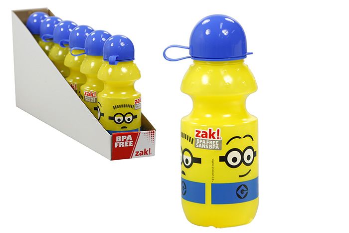 Zak! Minions Squeeze Bottle With Dome Cap - 414ml