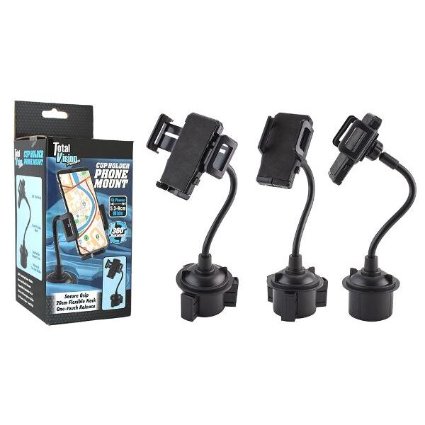 Total Vision Phone Mount in Cup Holder