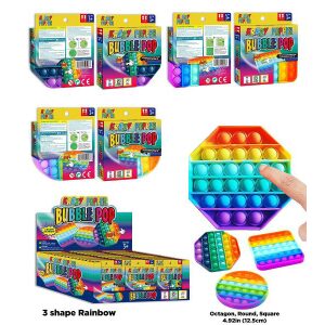 Krazy Bubble Pop - Rainbow Shapes - CDU