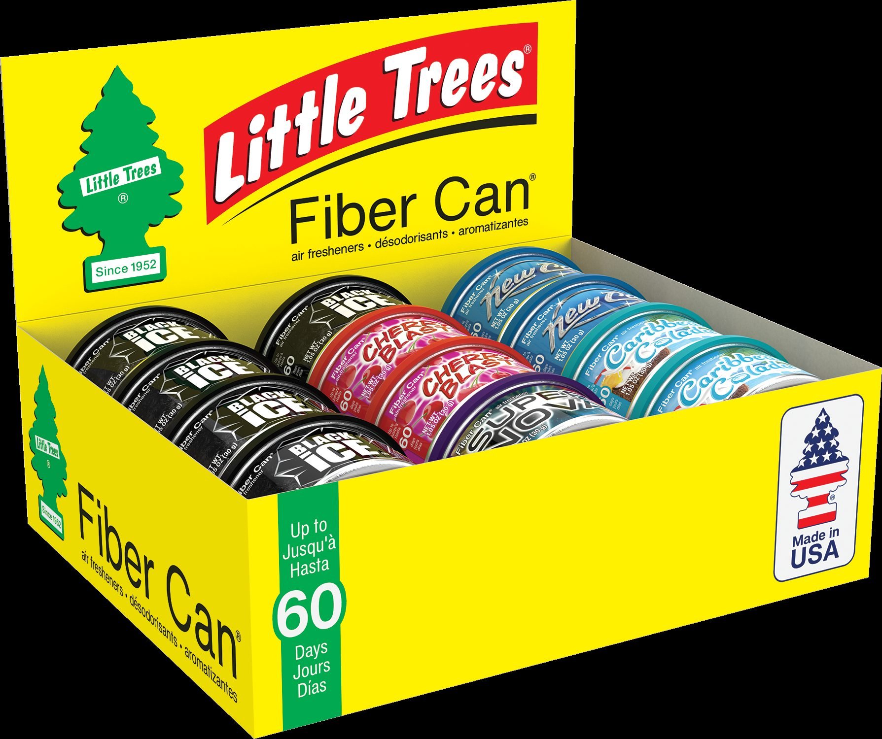 Little Trees Fiber Can Assorted Display