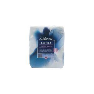 Libra Extra Super Pads With No Wings - 16 Pack