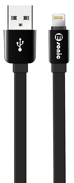 Premium Eco Lightning Flat Cable - 1m(Black) - Image 2