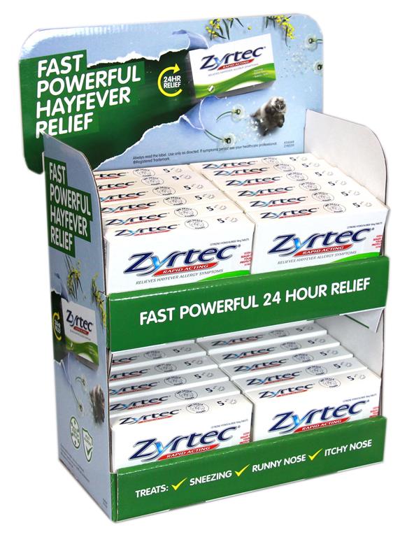 Zyrtec Stand 5 Mini Tabs
