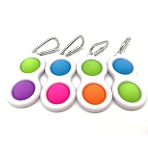 Silicon Popper Sensory Fidget Keychain