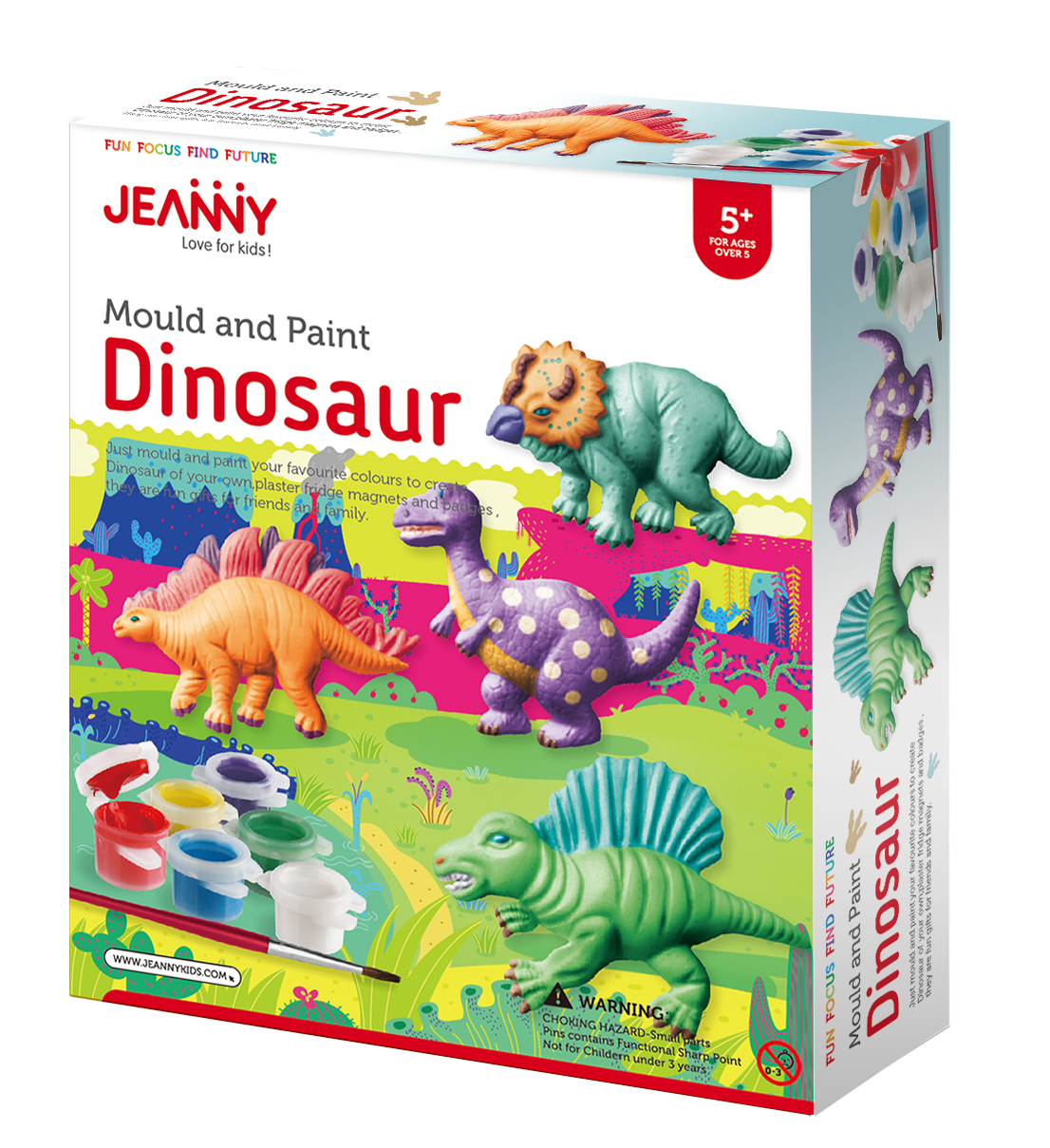 Mould & Paint Kit - Dinosaurs