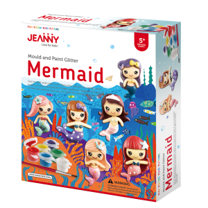 Mould & Paint Kit - Glitter Mermaid
