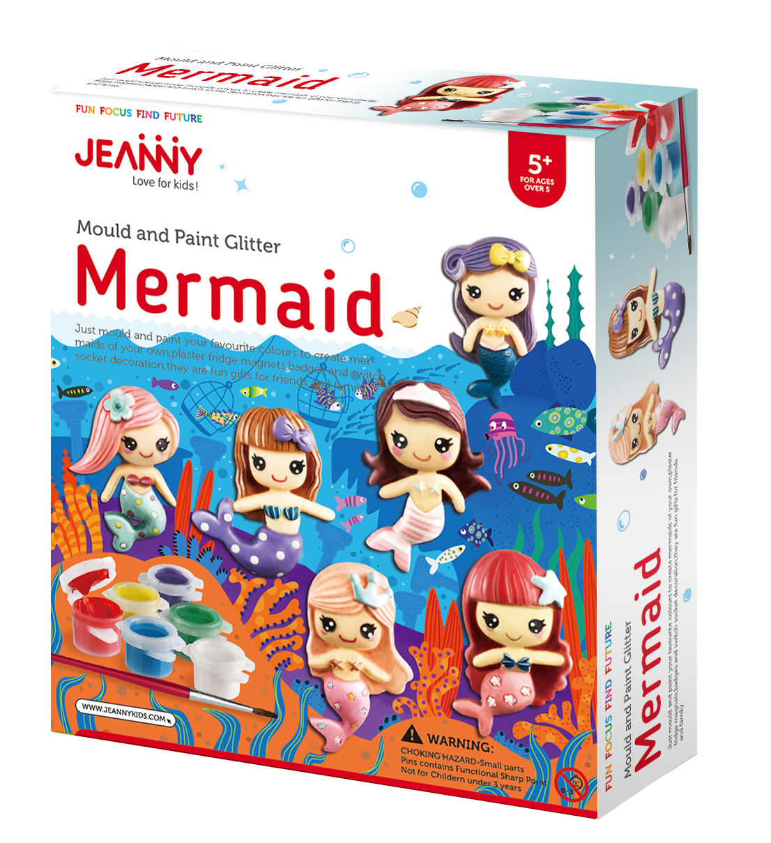 Mould & Paint Kit - Glitter Mermaid