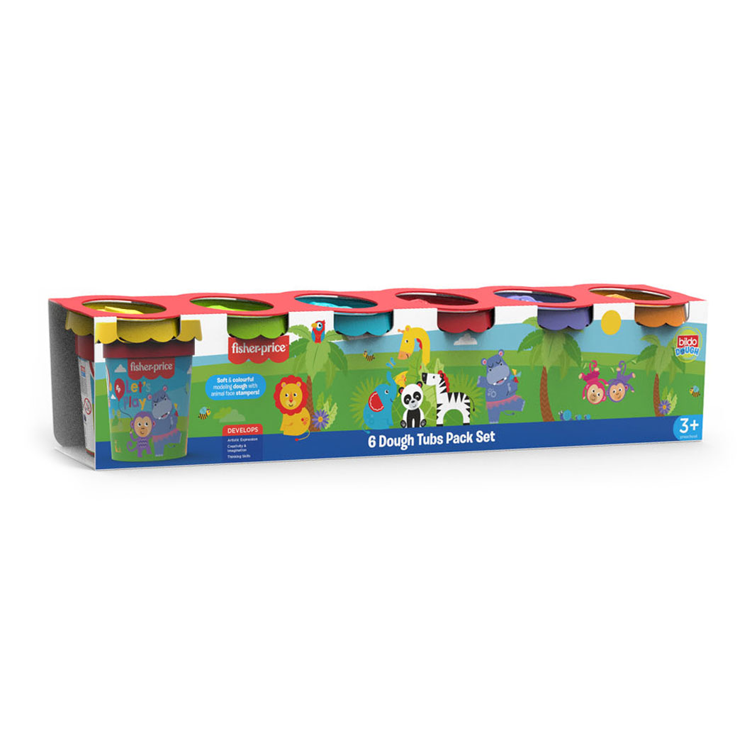 Fisher Price Dough Tub Playset - 6 Pack