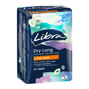 Libra Dry Long Liners - 26 Pack