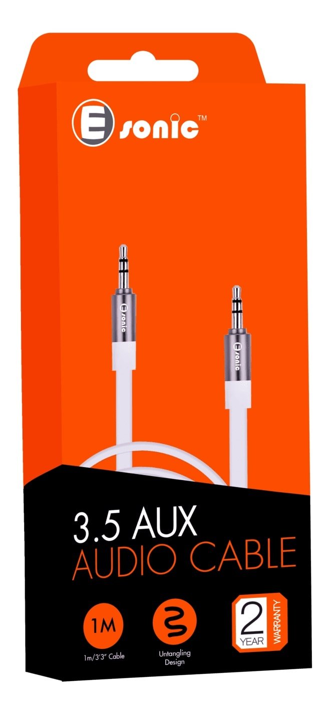 3.5mm Metallic Audio Flat Cable