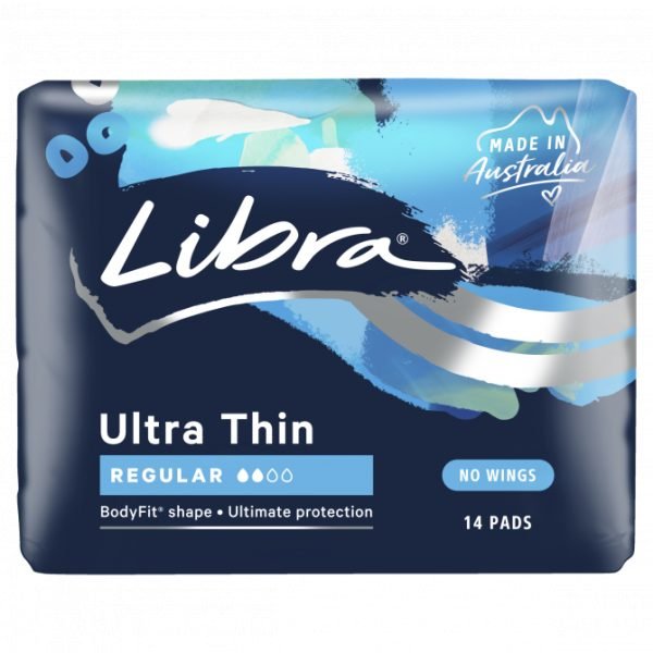 Libra Ultra Thin Pads Regular No Wings - 14 pack