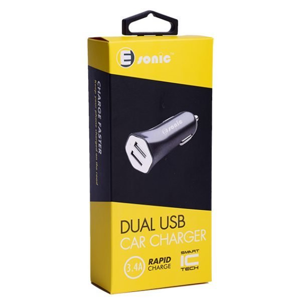Dual USB Car Charger 3.4A