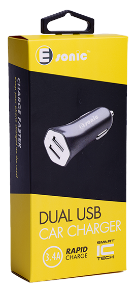 Dual USB Car Charger 3.4A