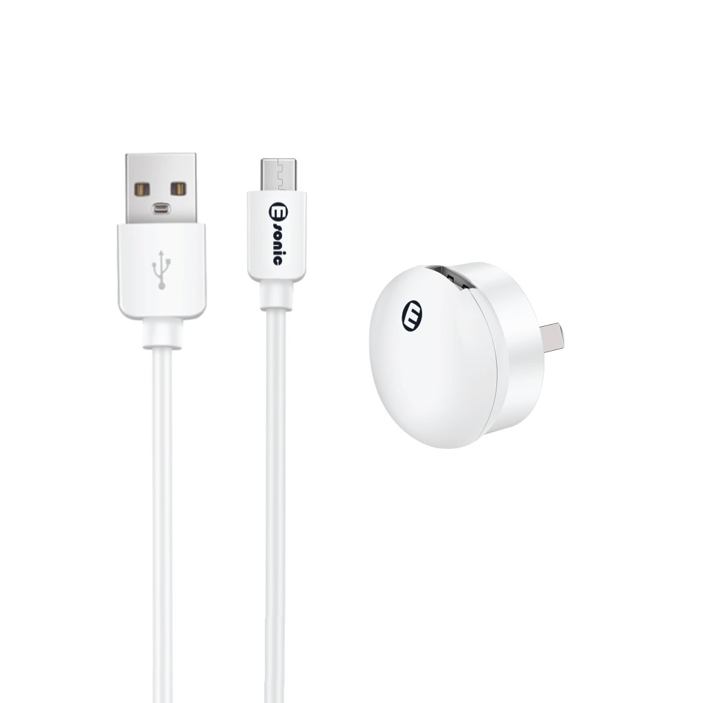 Mini USB Wall Charger with Micro USB Cable - Image 2