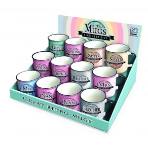Generic Retro Mugs Counter Display Stand