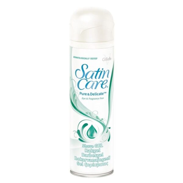 Gillette Satin Care Shave Gel Pure & Delicate Skin 200ml