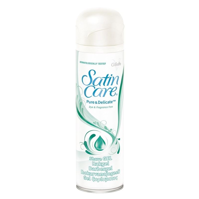 Gillette Satin Care Shave Gel Pure & Delicate Skin 200ml