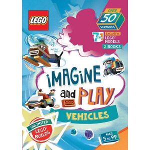 Lego Imagine And Play 7-In-1 Book + Activity Pack - Vehicles