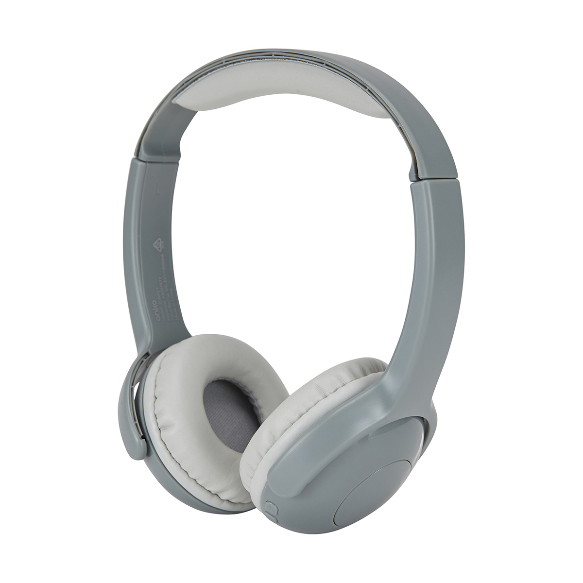 Kids On-Ear Bluetooth Headphones - Grey
