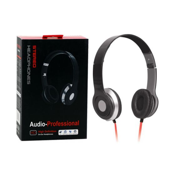 Audio-Professional On-Ear Headphones - Black