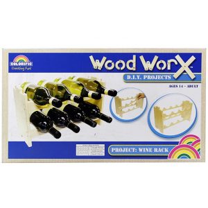 Wood Worx Adult DIY Kit Wine Rack