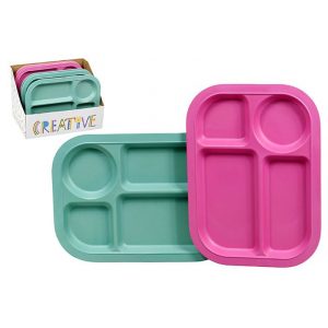 Creative Bamboo Divider Plate