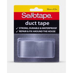Sellotape Duct Tape 36mm x 4.5m Silver