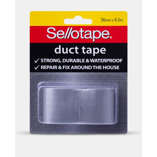 Sellotape Duct Tape 36mm x 4.5m Silver