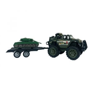 Military Truck And Trailer Model