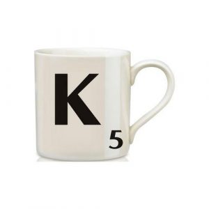 Scrabble Mugs K