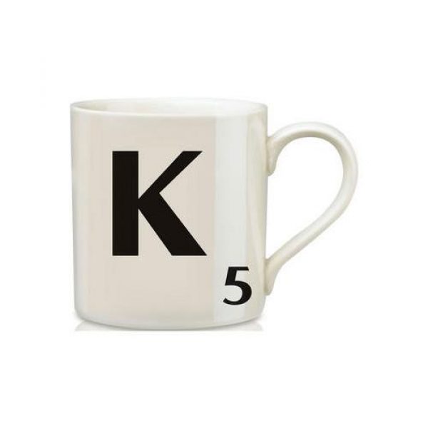 Scrabble Mugs K