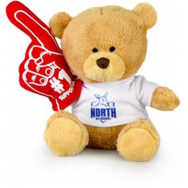 AFL No.1 Supporter Teddy Bear North Melbourne - 15cm